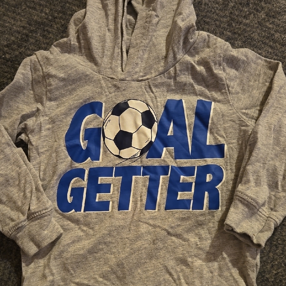 Carter's Gray and Blue Goal Getter Hoodie